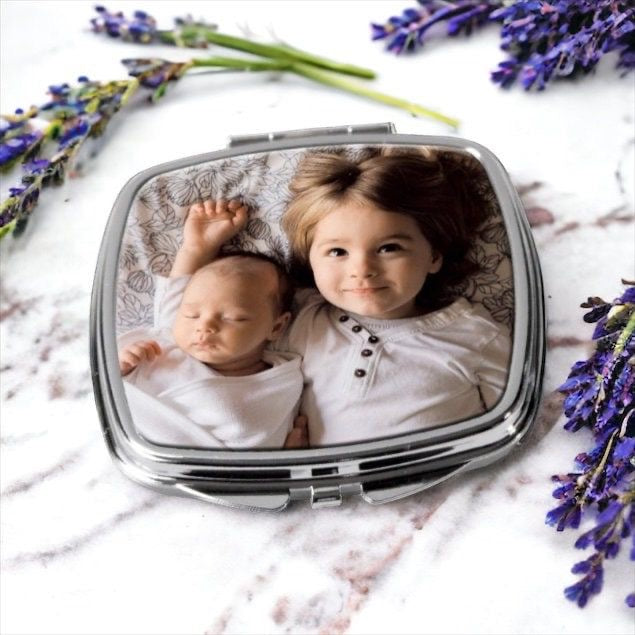 Personalized Square Pocket Mirror