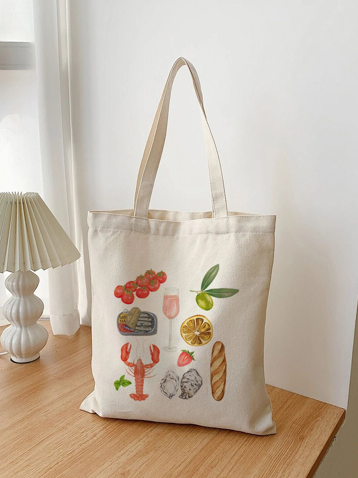 Customizable 8x10 Inch Canvas Tote for Grocery, Party, or Event