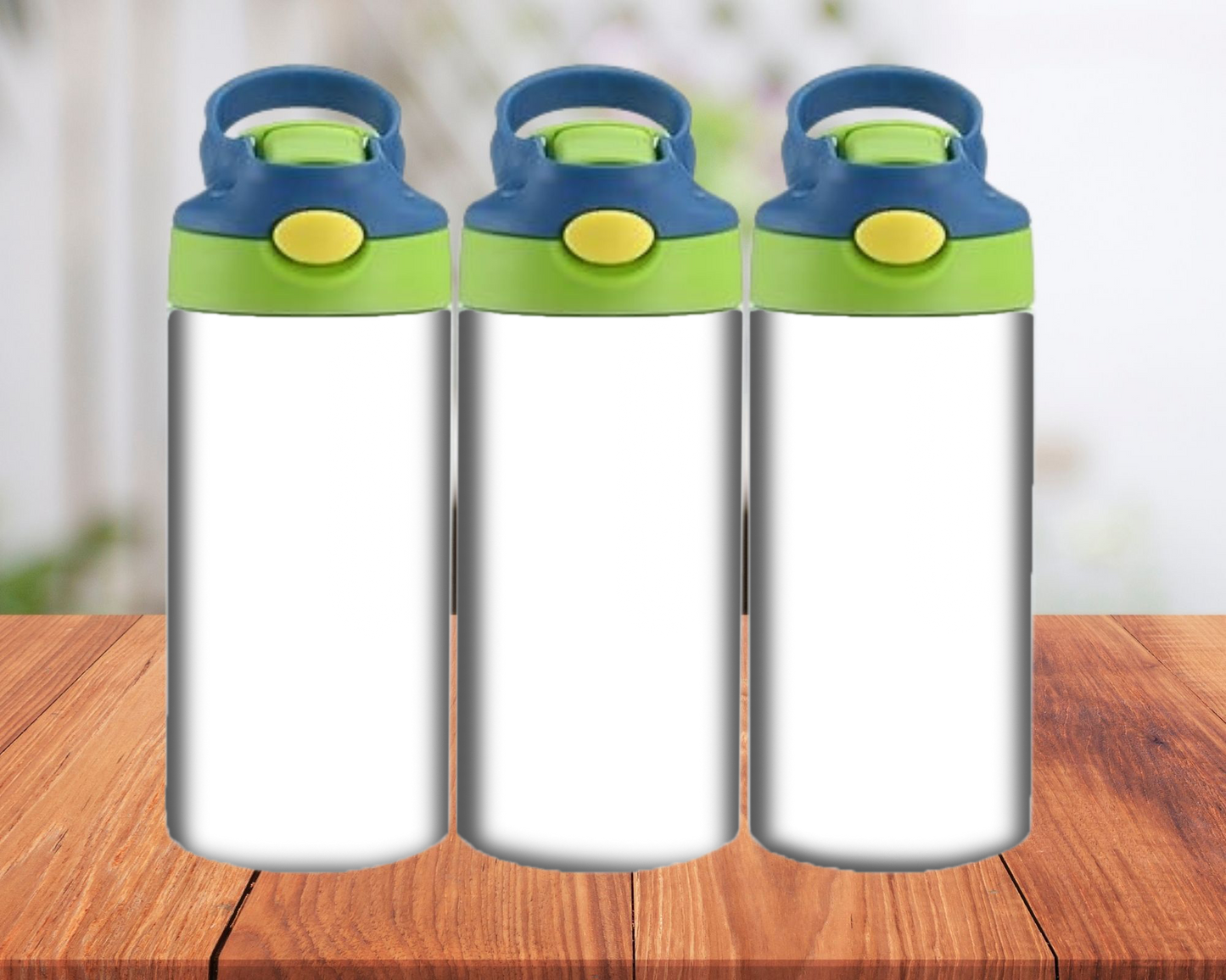 Customizable Kids Tumbler 12oz Sippy Cup with Handle and Spill Proof Lid