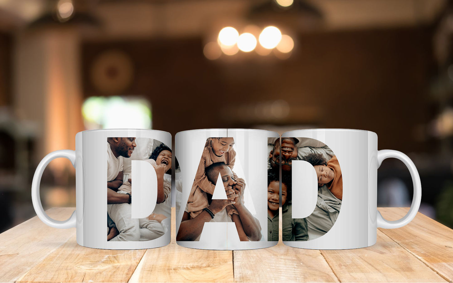 Dad Sublimation Mug - 11oz White Ceramic