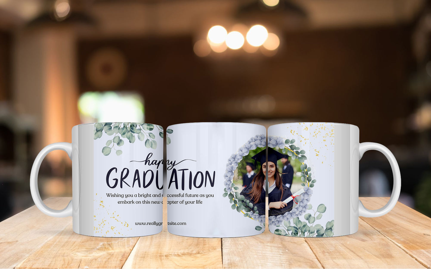 Graduation Sublimation Mug - 11oz White Ceramic
