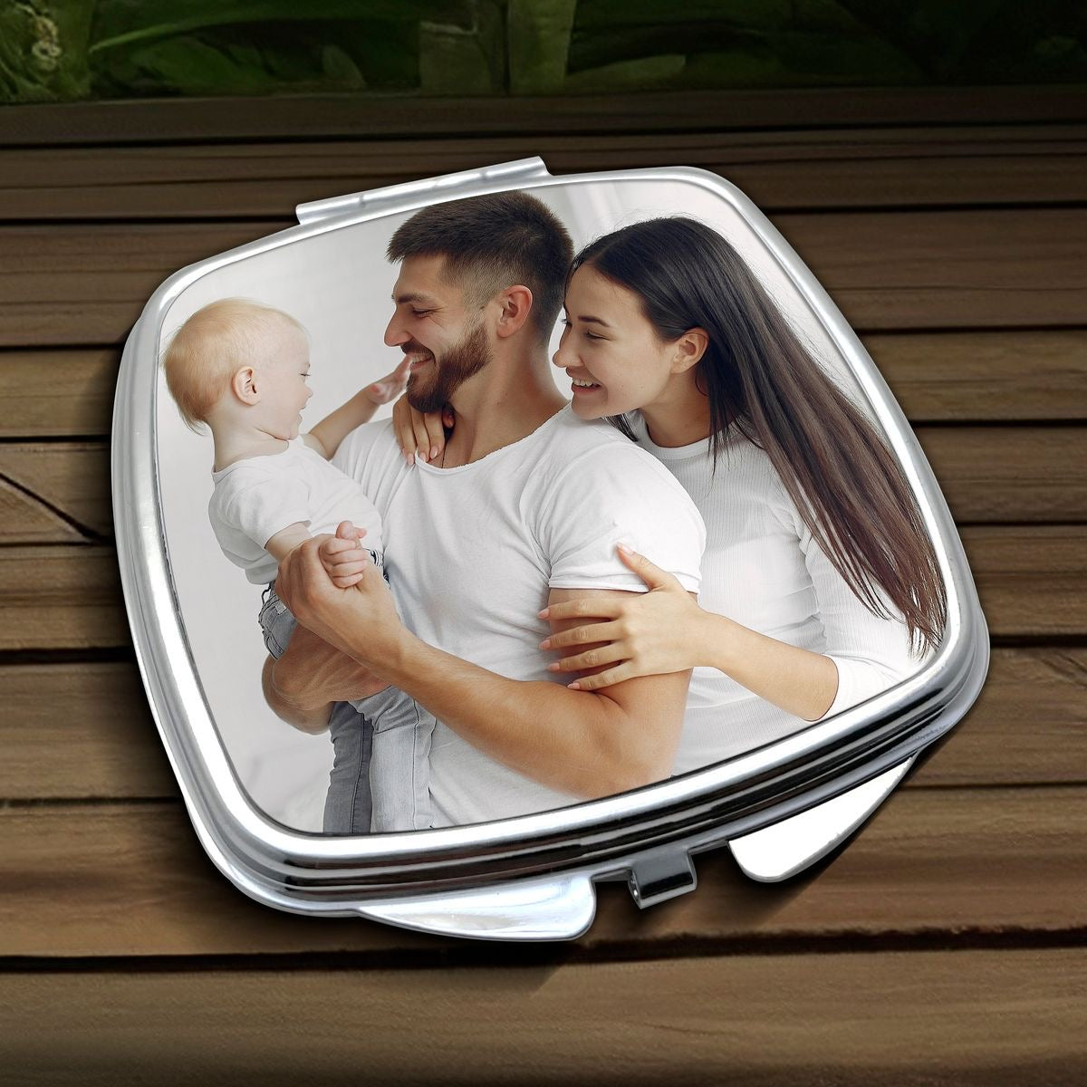 Personalized Square Pocket Mirror