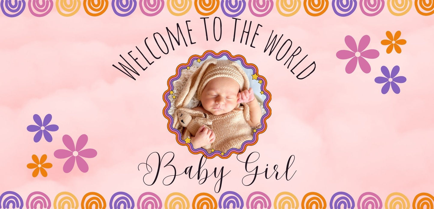Baby Girl Sublimation Mug - 11oz White Ceramic