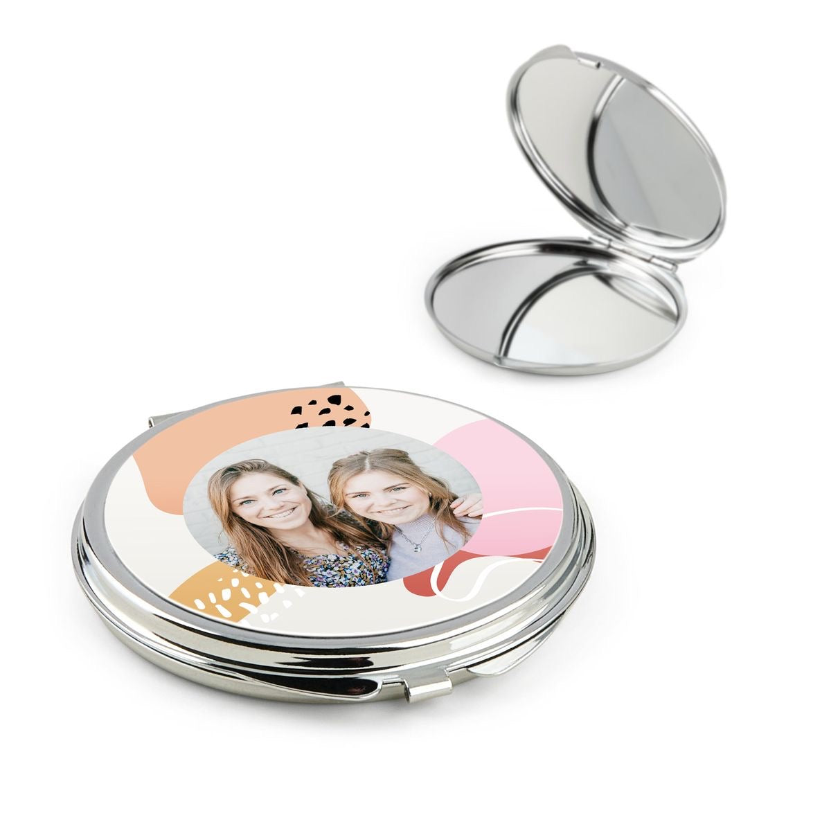 Personalized Round Pocket Mirror