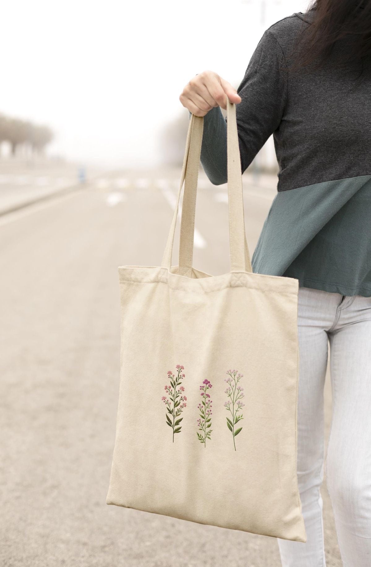 Customizable 8x10 Inch Canvas Tote for Grocery, Party, or Event