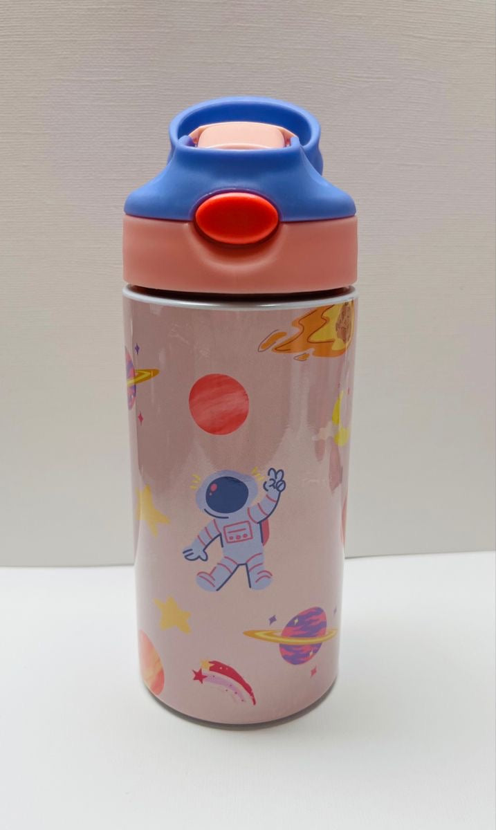 Customizable Kids Tumbler 12oz Sippy Cup with Handle and Spill Proof Lid