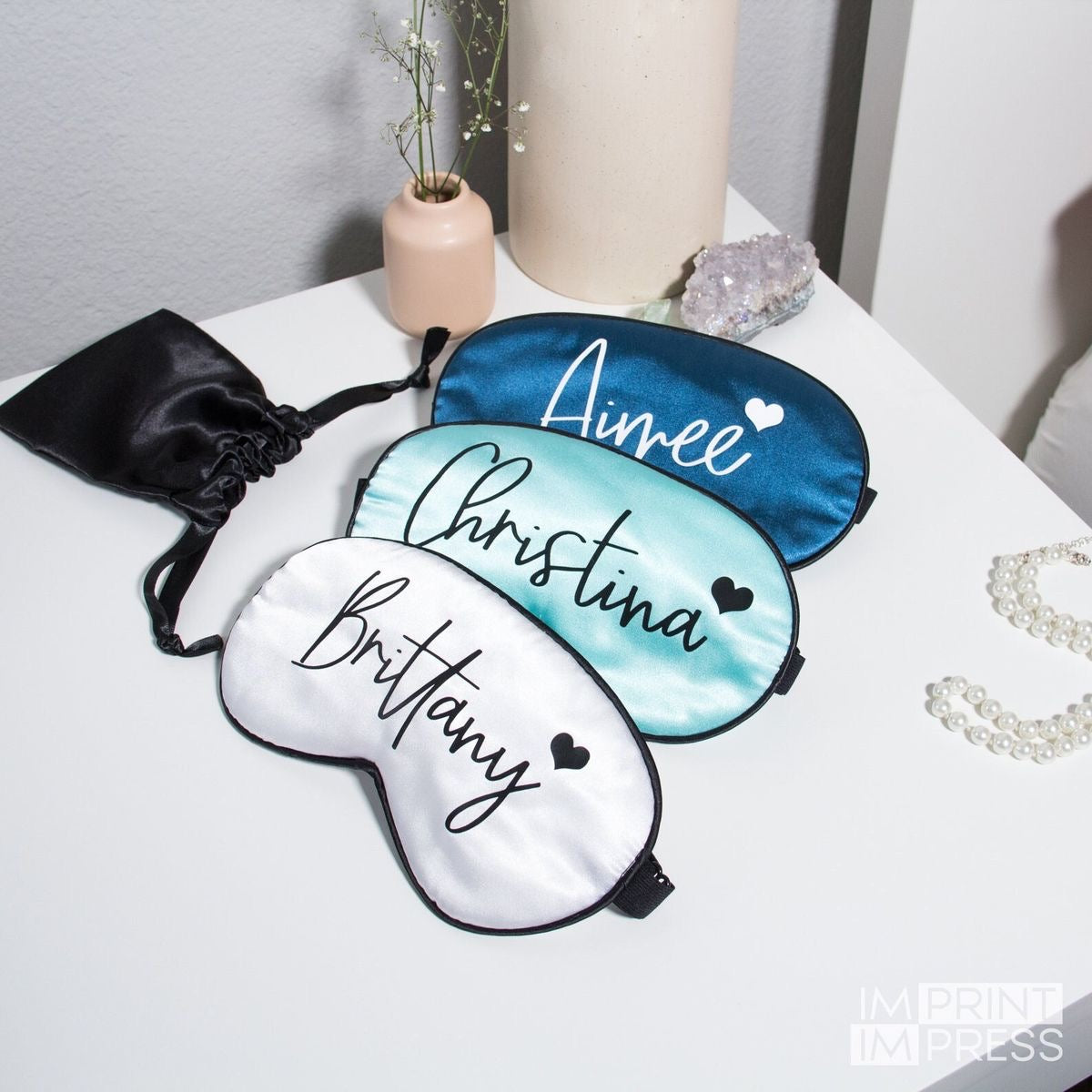 Customizable Silk Eye Mask Blanks
