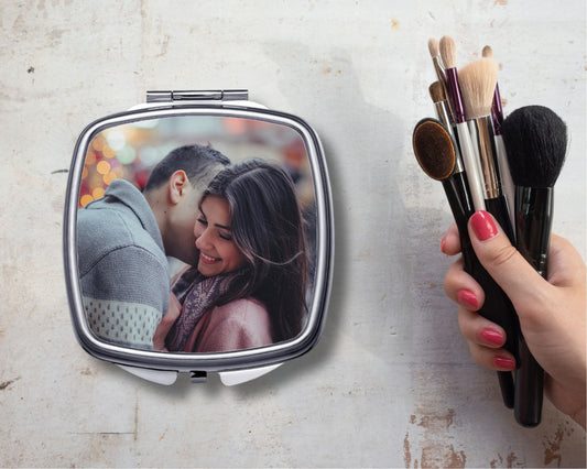 Personalized Square Pocket Mirror