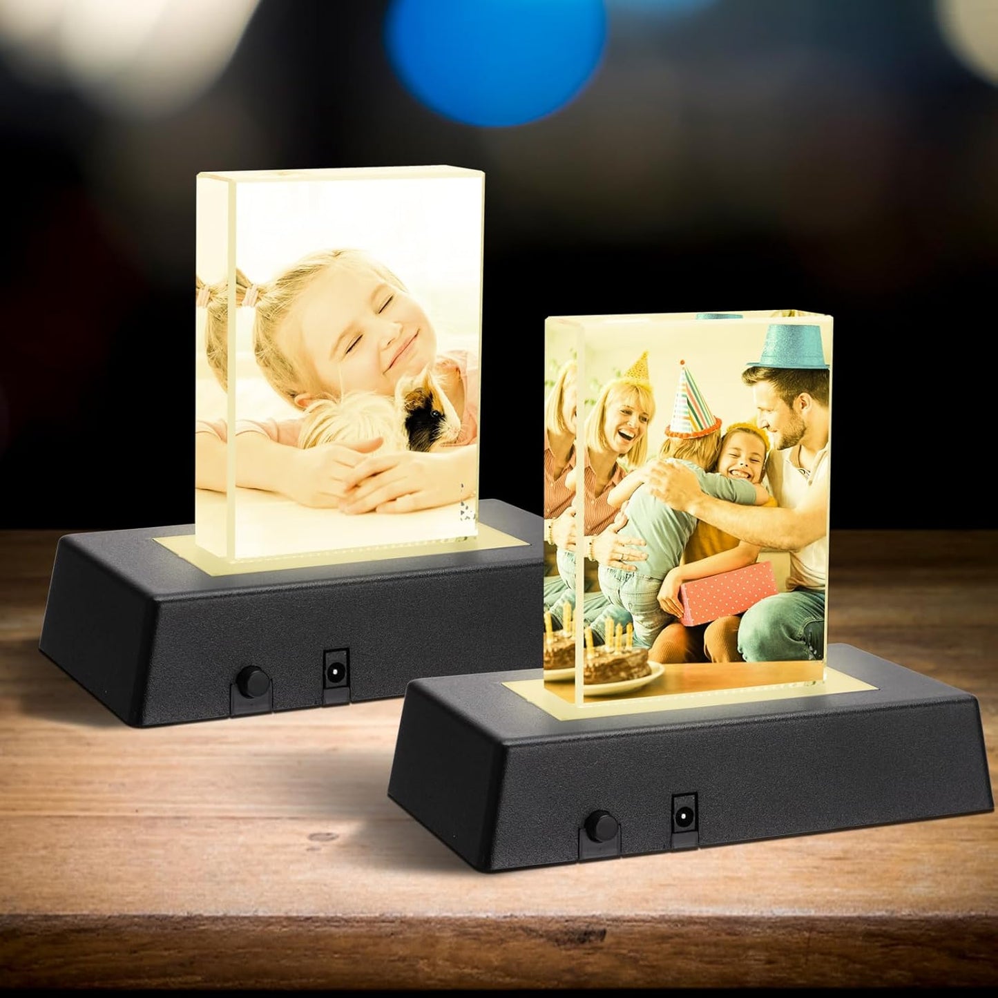 Colorful LED Sublimation Crystal Frame