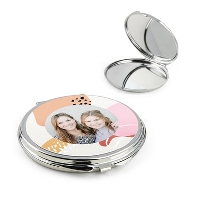 Personalized Round Pocket Mirror