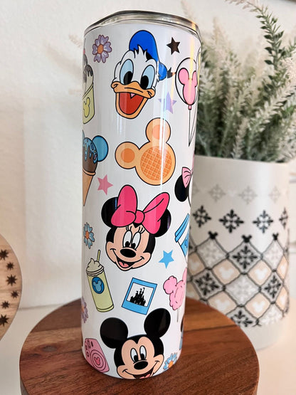 Customized 20 oz Tumbler with Straw