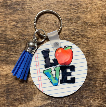 Rounded Custom Sublimation Keychain