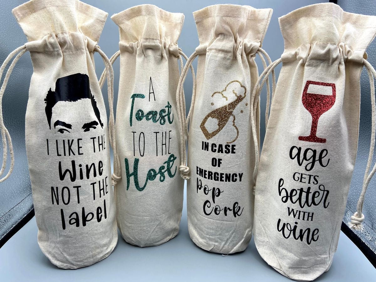 Sublimation Wine Bottle Gift Bag