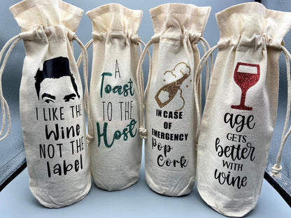 Sublimation Wine Bottle Gift Bag